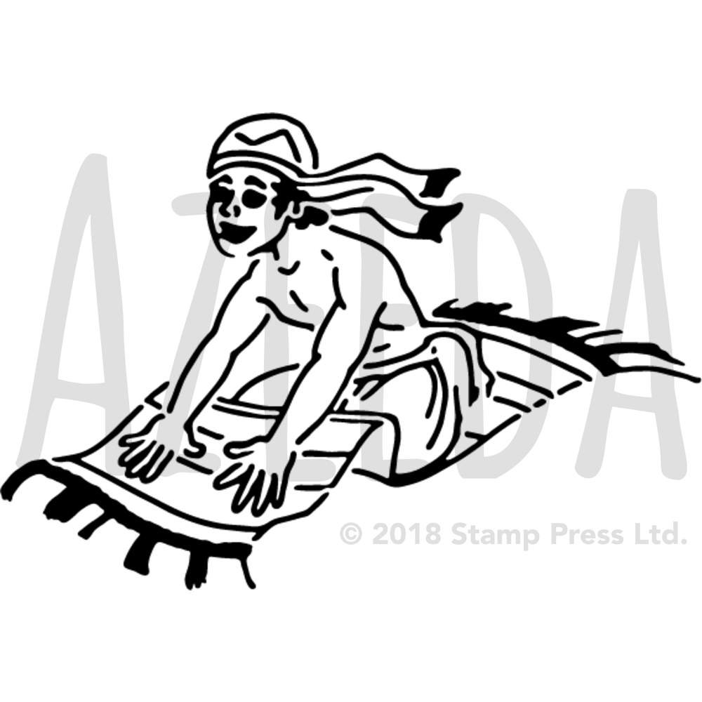 1000x1000 azeeda 'magic carpet' wall stencil template