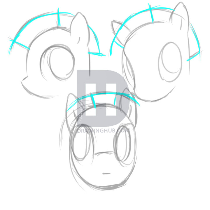 720x720 How To Draw My Little Pony, Friendship Is Magic Style, Step