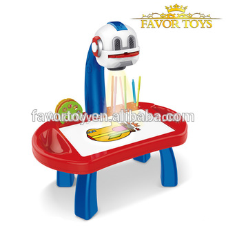 328x350 Educational Learning Table Kids Electric Projection Magic Drawing