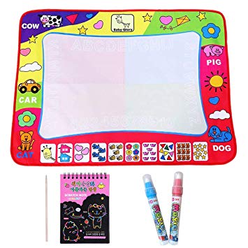 355x355 Water Doodle Mat Large Size X Inch Aqua Water