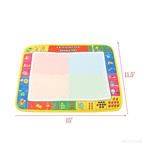 500x500 Water Drawing Pad Doodle Travel Mat Reusable Portable Coloring Art