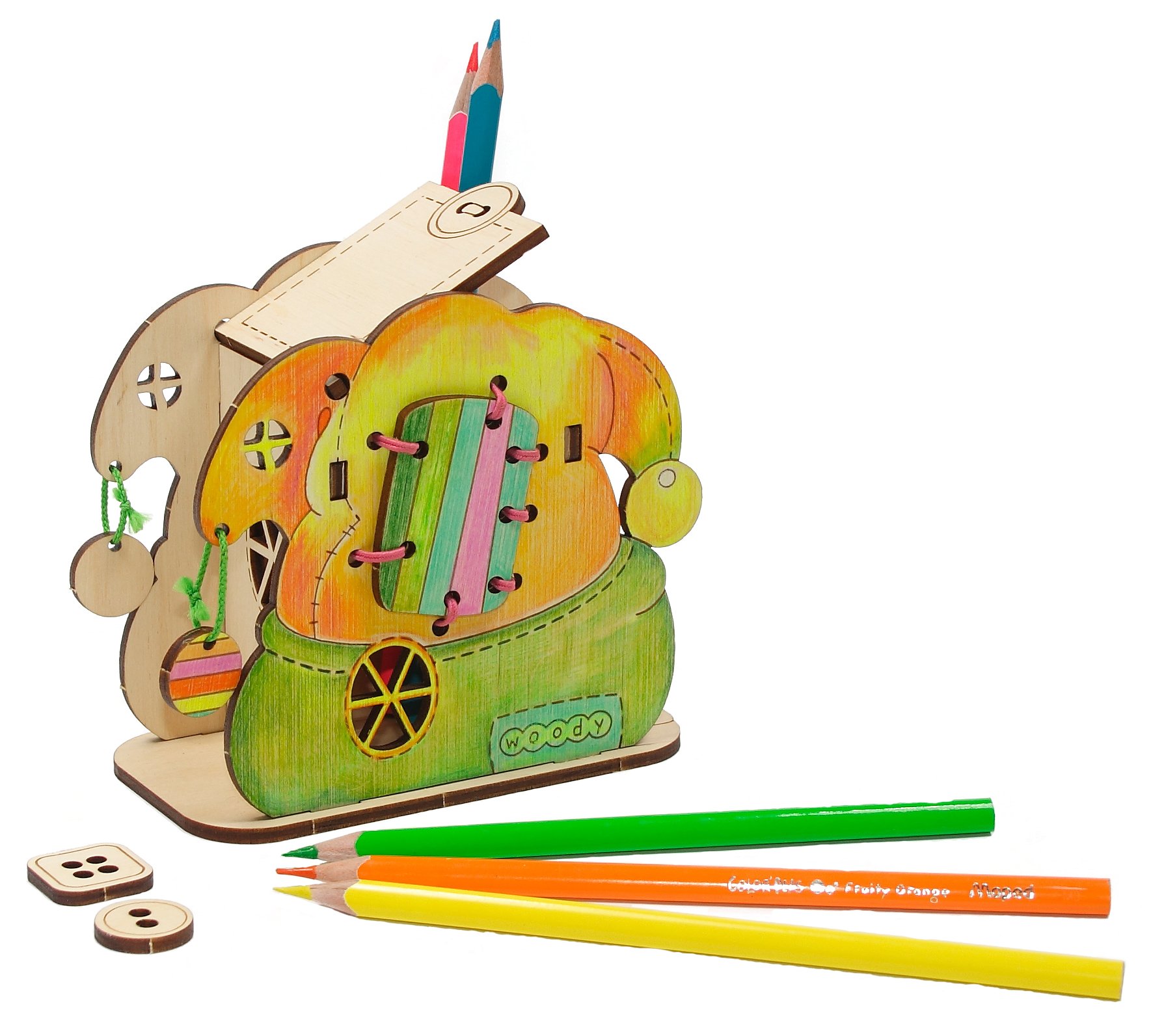 1789x1593 Wooden Multipurpose Toy Piece Building Blocks Play Set Pen