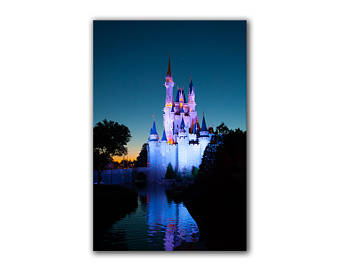 340x270 Disney Art Princess Cinderella Castle Pastel Pencil Sketch Etsy