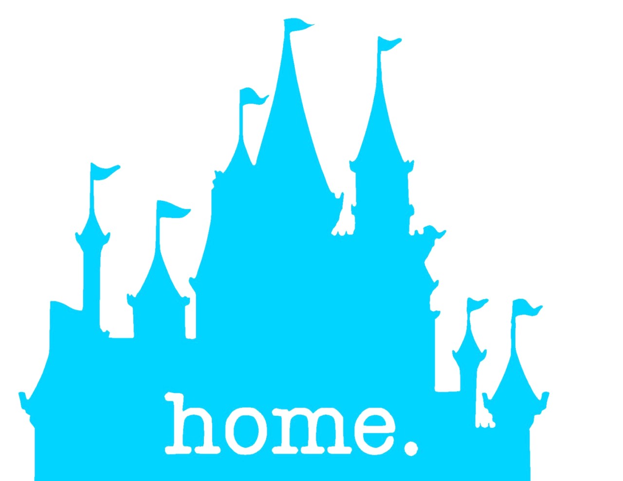 Magic Kingdom Castle Drawing | Free download on ClipArtMag