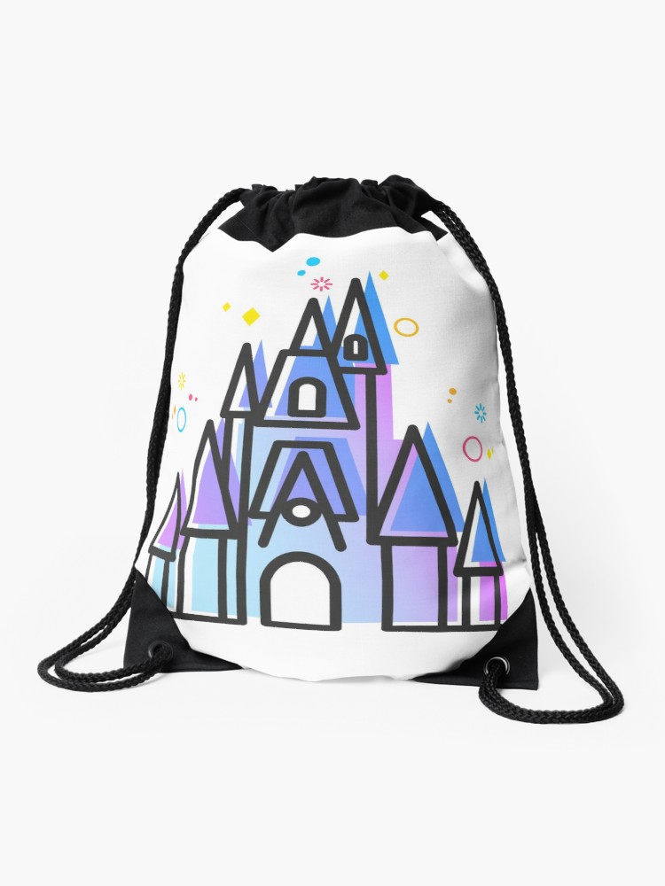 750x1000 Magic Fairytale Princess Castle Kingdom Drawstring Bag
