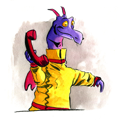 410x416 Figment A Disney World Art Journal