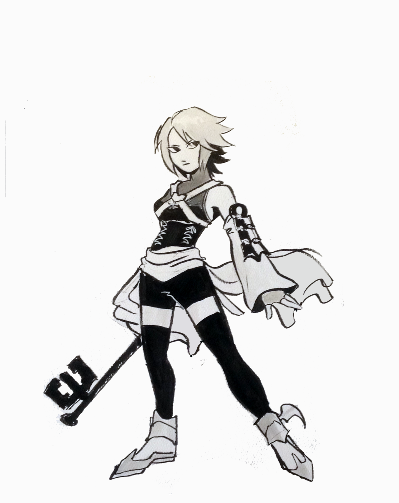 1280x1613 Open Fanart Requests! Another Kingdom Hearts Inktober Drawing