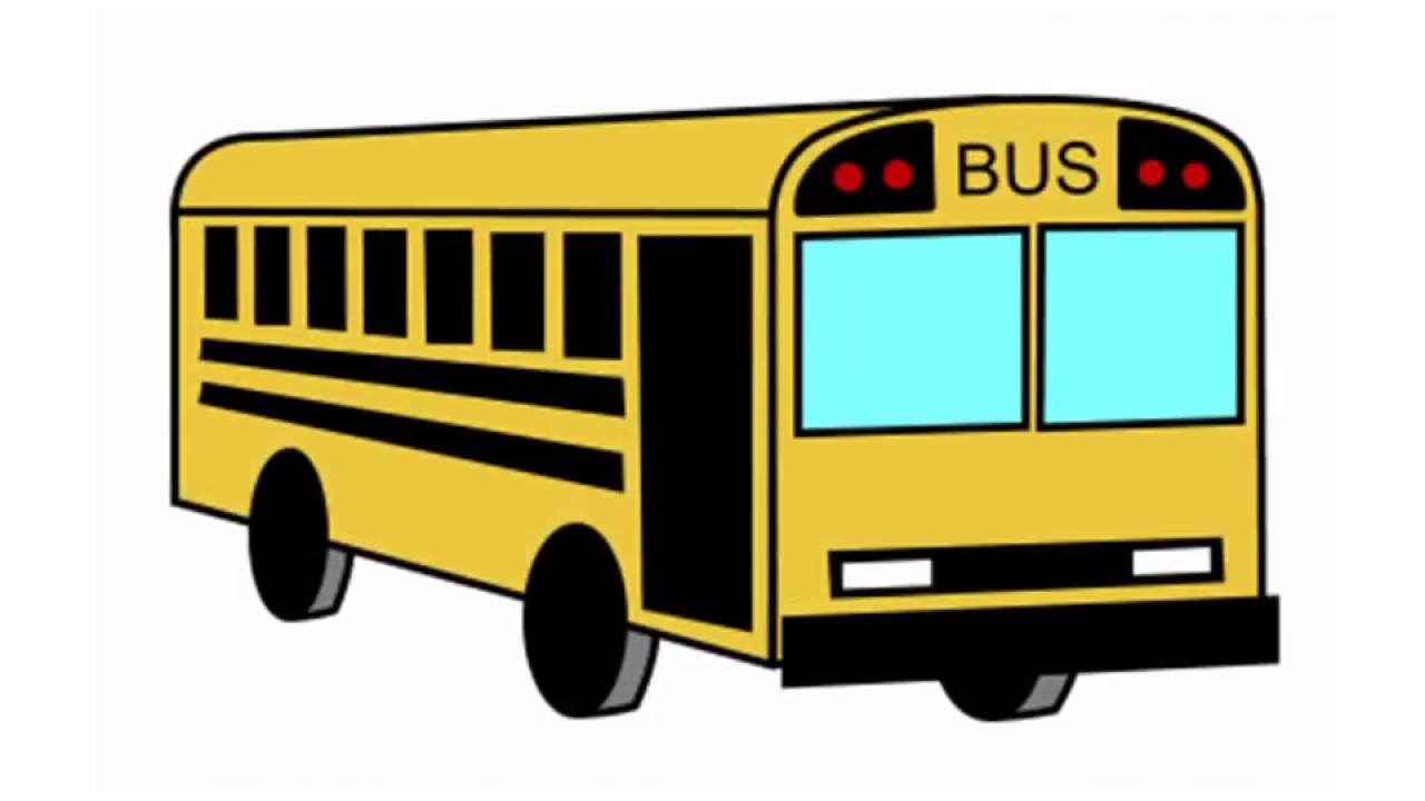 Голубой автобус картинка для детей