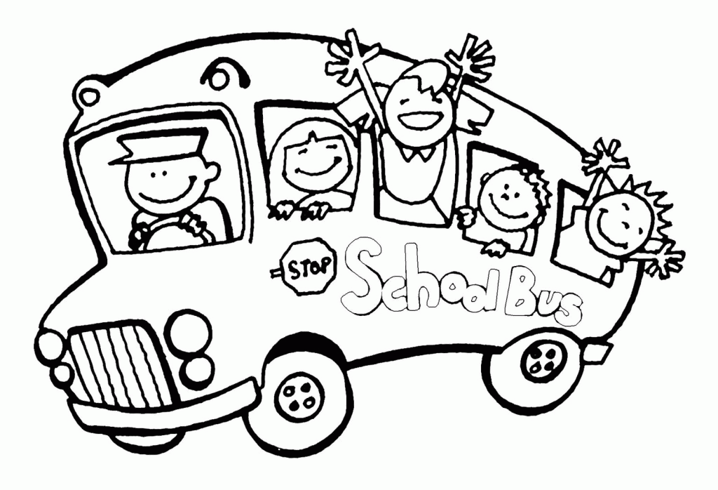 1024x698 Magic School Bus Coloring Page