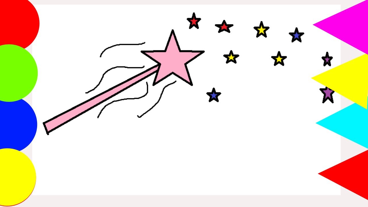 1280x720 Magic Wand Princess Magical Drawing