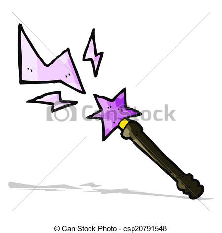 449x470 cartoon magic wand casting spell vector