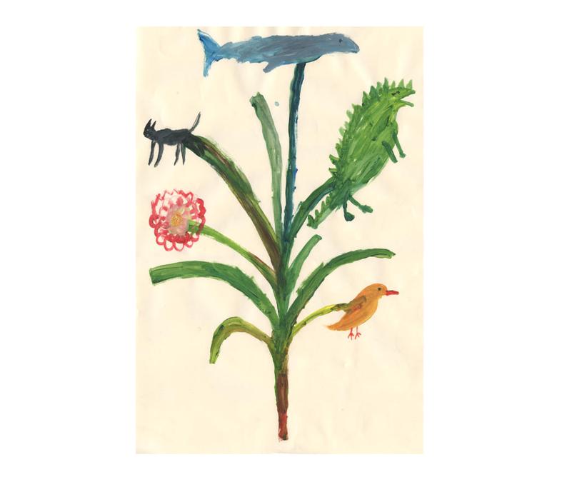 794x668 Giclee Art Print A Very Magical Tree Faye Moorhouse Etsy