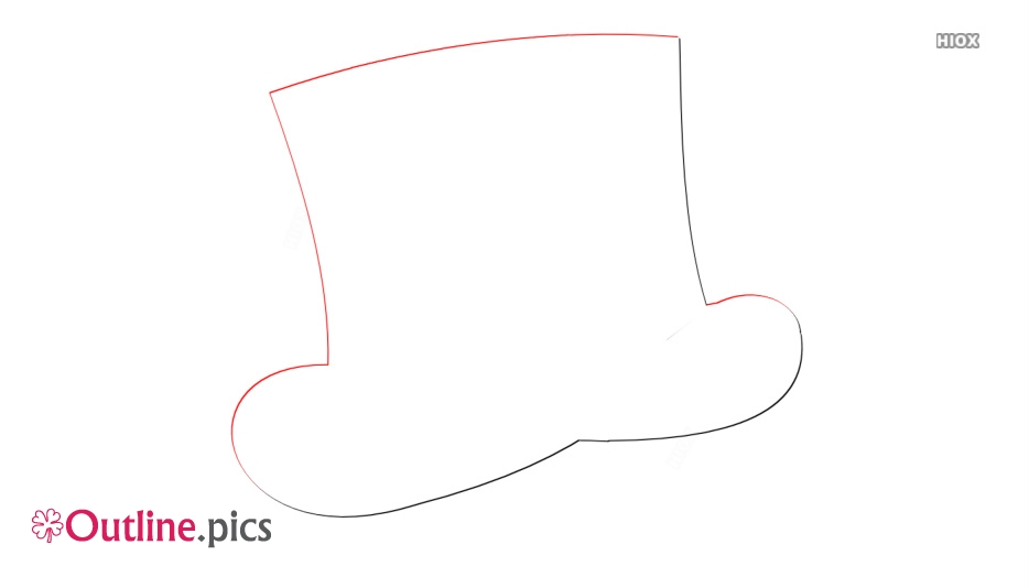 934x534 Magician Top Hat Outline Drawing Outline Pics