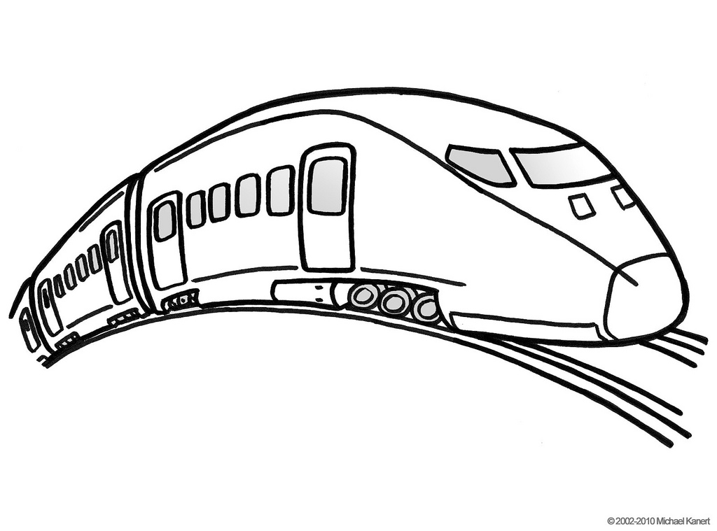 Maglev Train Drawing