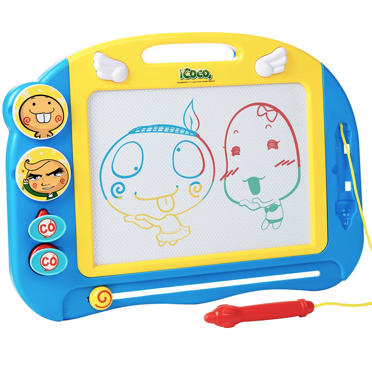 1200x1200 Buy Magnetic Drawing Board For Kids And Toddlers With Stamps
