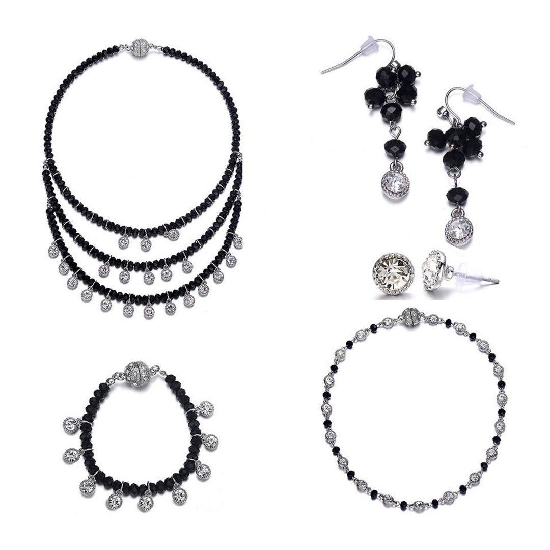 1080x1080 lyric piece magnetic clasp vintage inspired black diamond