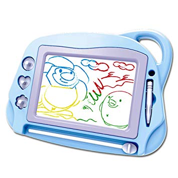 355x355 magnetic drawing board mini travel magna doodle, erasable writing