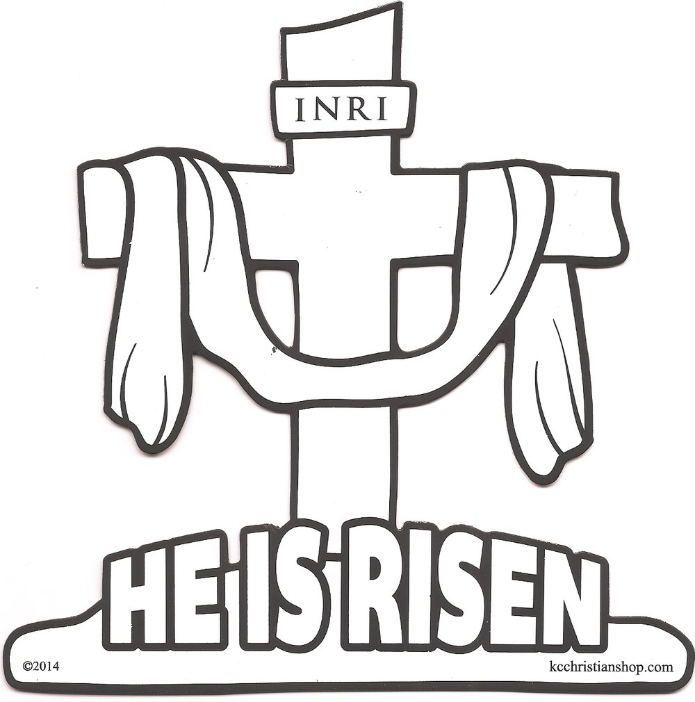 1000x1010 He Is Risen Magnet