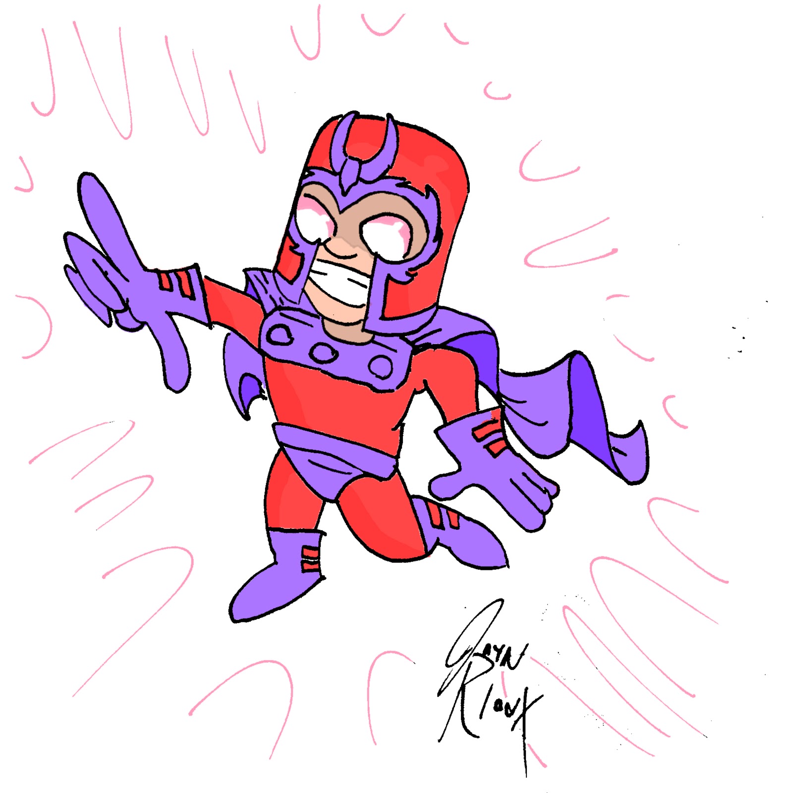 1596x1600 John Rioux Comics Magneto Sketch