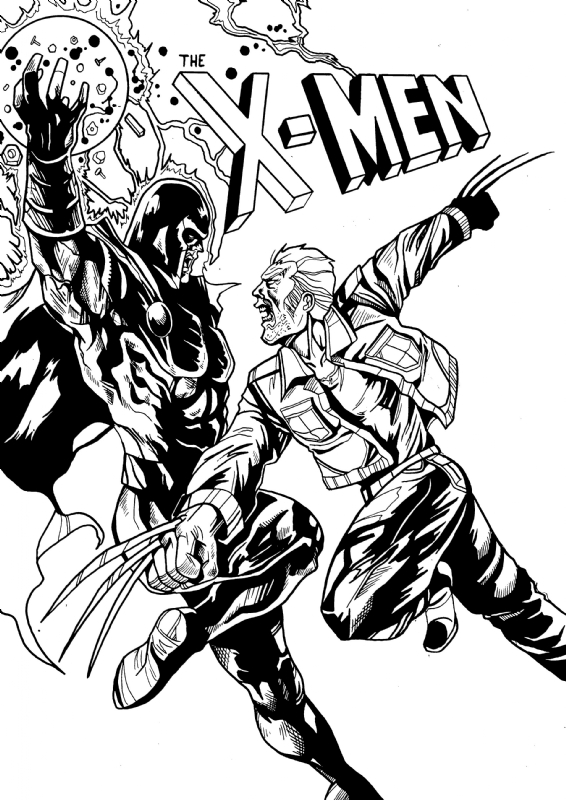 566x800 Magneto And Wolverine X Men Original