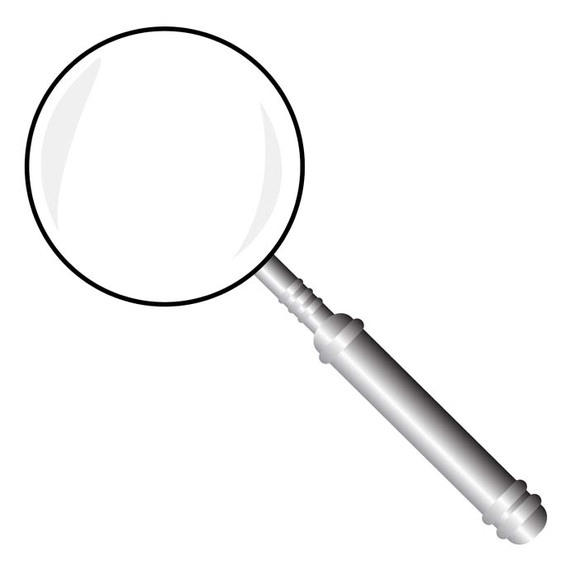 570x570 Magnifying Glass Drawing