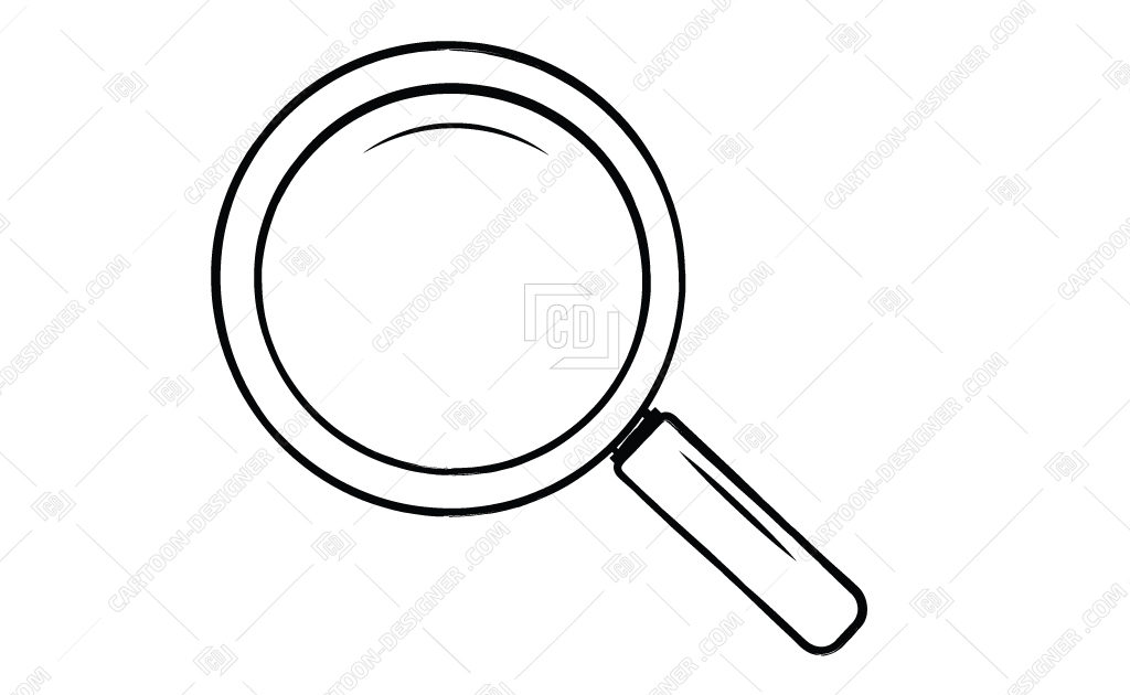 1024x630 Magnifying Glass Sketch Cartoon