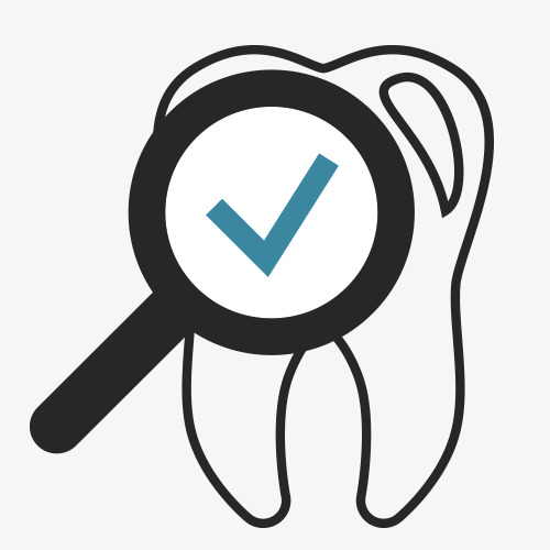 500x500 Cartoon Drawings Of Teeth And Magnifying Glass, Toothache