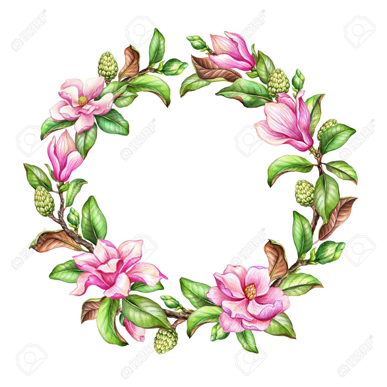 1300x1300 Magnolia Leaves Clipart