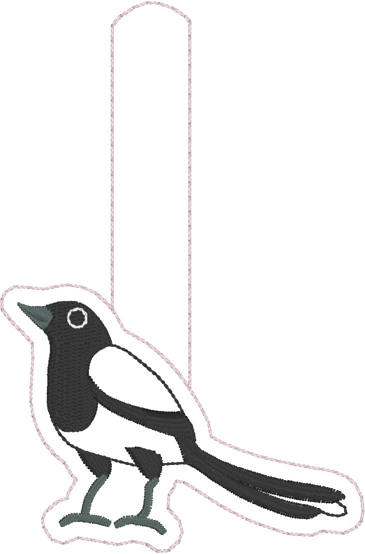 731x1108 magpie snap tab in the hoop embroidery design designs