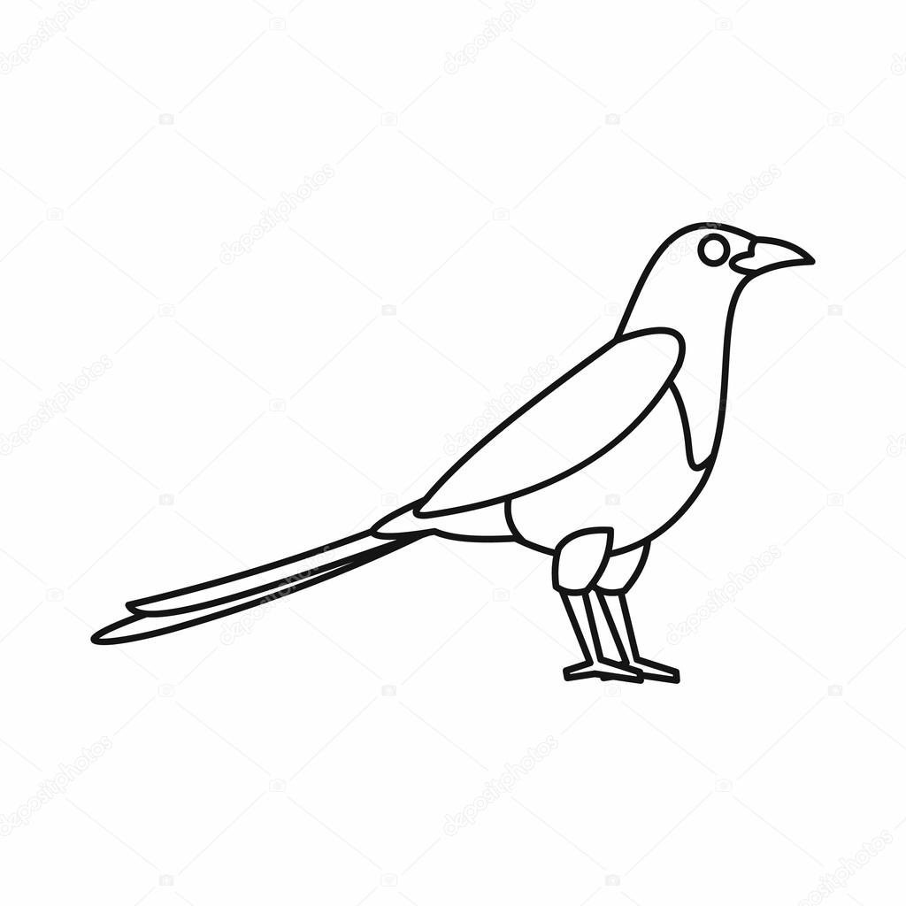 1024x1024 magpie drawing easy for free download