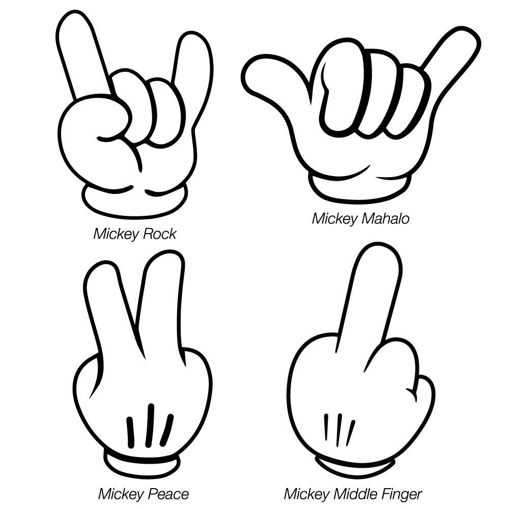 1000x1000 Mickey Mouse Hands In Art Mickey Hands, Mouse