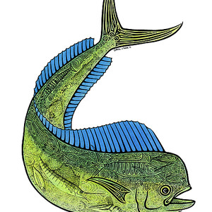300x300 Tribal Mahi Drawing