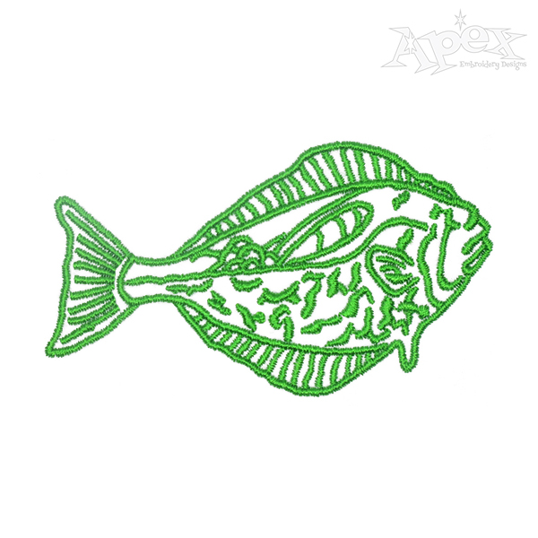 600x600 mahi mahi fish embroidery design