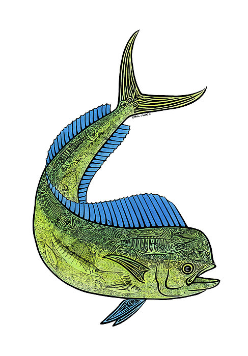 487x700 Mahi Mixed Media Pixels