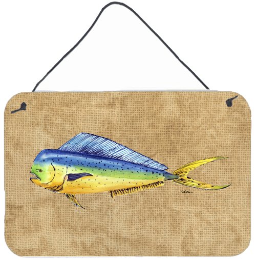 500x507 east urban home 'dolphin mahi mahi' painting print plaque wayfair