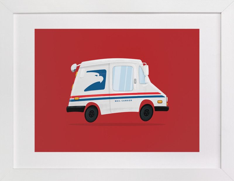 800x621 Cute Mail Truck