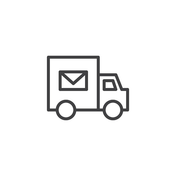 Mail Truck Drawing Free download on ClipArtMag