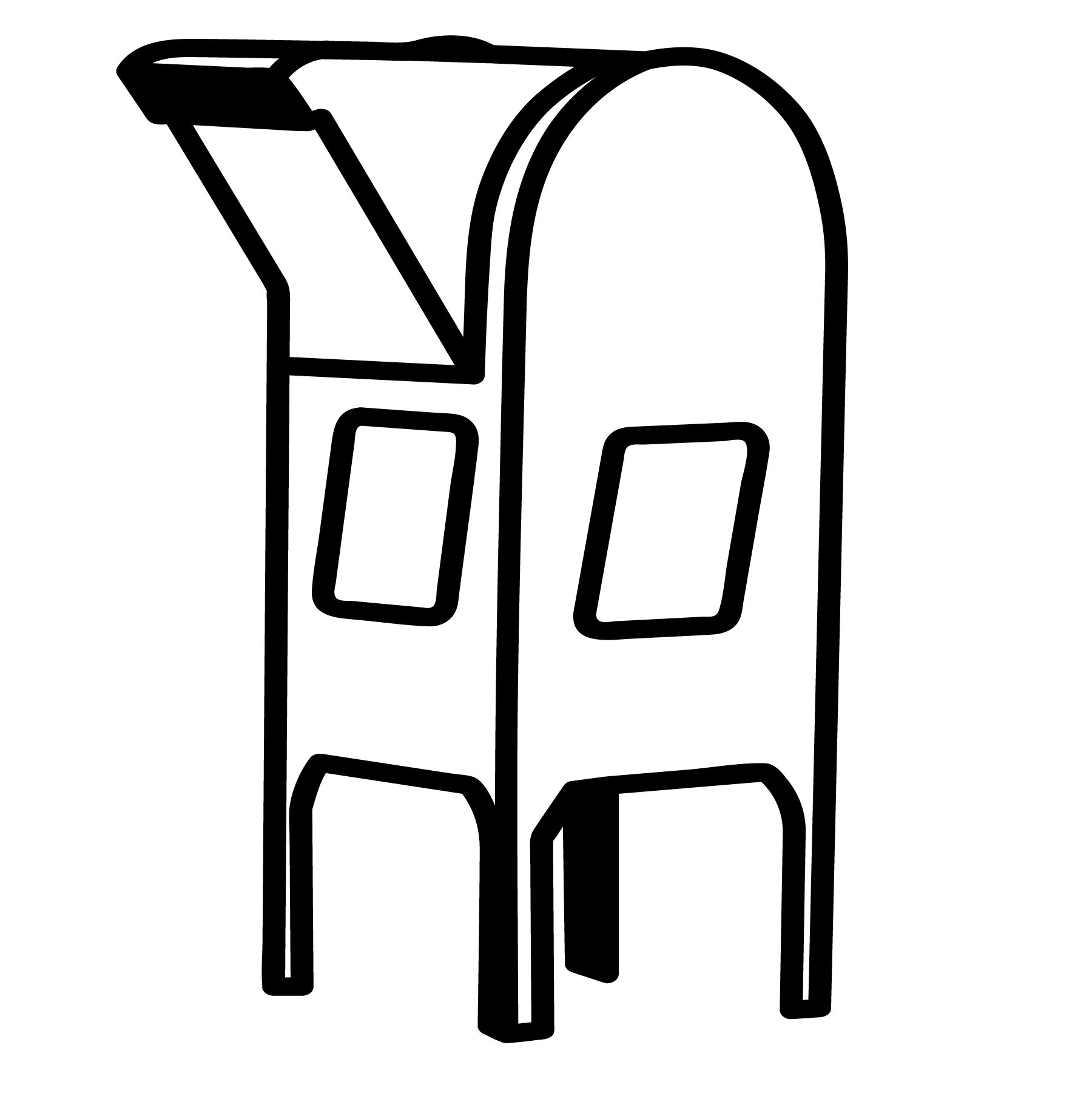 1800x1801 Mailbox Vector