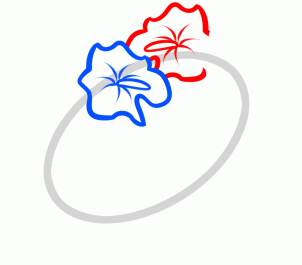 302x265 How To Draw A Lei, Step