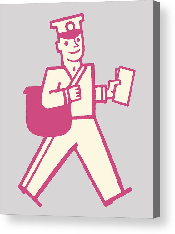 560x750 Mailman Acrylic Print