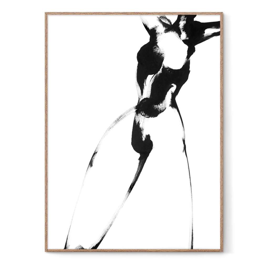 1024x1024 Abstract Painting Of A Woman Figure Poster Print Sodoma Art Shop