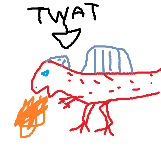 616x627 Seen A Lot Of Drawing Of Anjanath On The Main Sub, So I Thought I