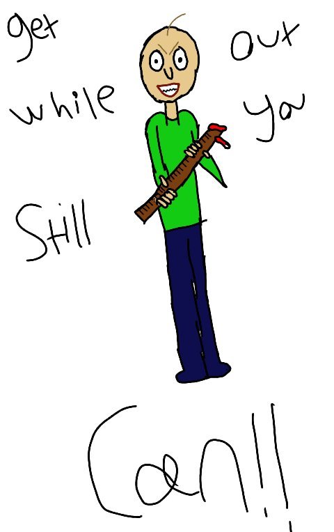 480x764 Baldi Drawing Baldi's Basics Amino