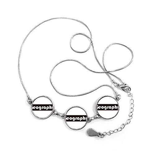 500x500 Course And Major Geography Black Round Shape Pendant Necklace