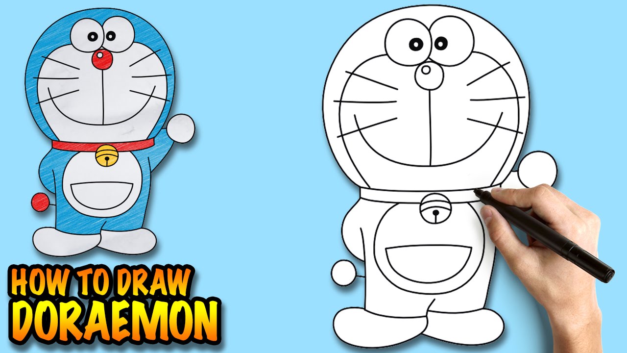 1280x720 How To Draw Doraemon