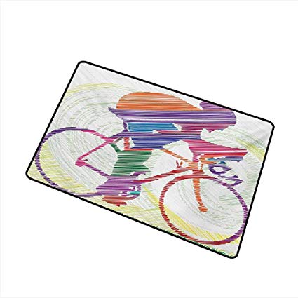 425x425 Duommhome Front Door Mat Large Outdoor Indoor Modern