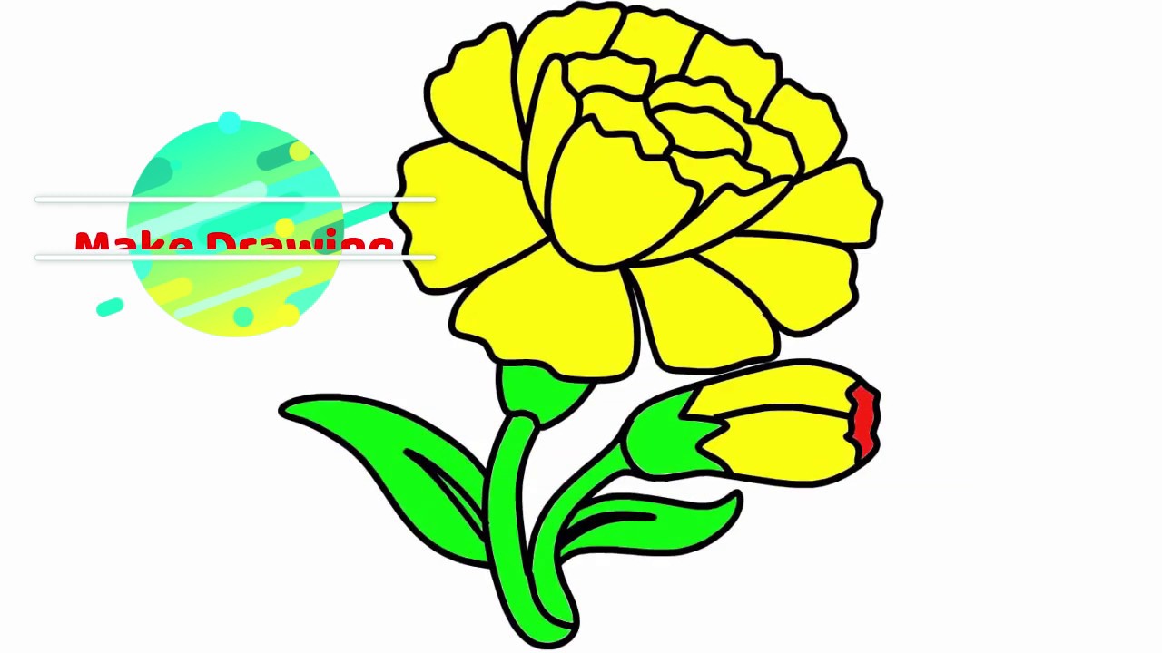 1280x720 How To Draw A Beautiful Flower Easy Hand Drawing Make Drawing