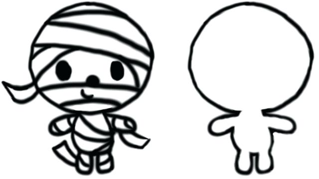 640x360 mummy drawing art mummy drawing cartoon