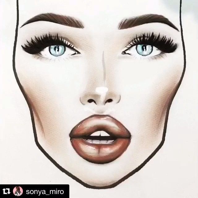 640x640 drawing with makeup saubhaya makeup