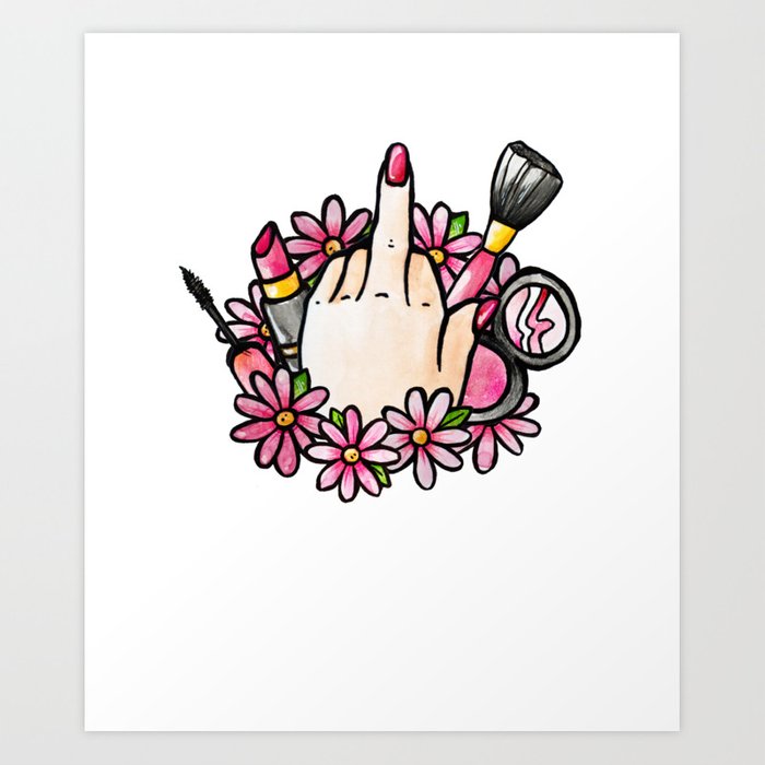 700x700 Fu Makeup Artist Art Print